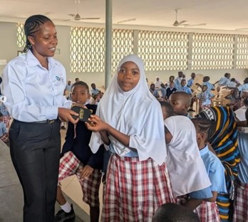 Outreach program at Victoria Primary School in Bagamoyo